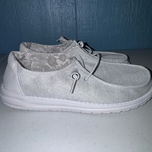 Hey Dude White Casual Shoes